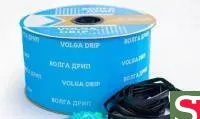 Капельная лента 300м Volga Drip 8 милс, отв 30 см, водоотлив 1,6л/час