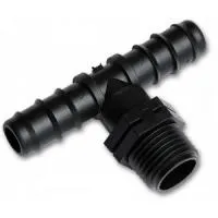 Тройник трубка 20мм х 3/4″ наружная резьба (TC022034), (TC-022034)
